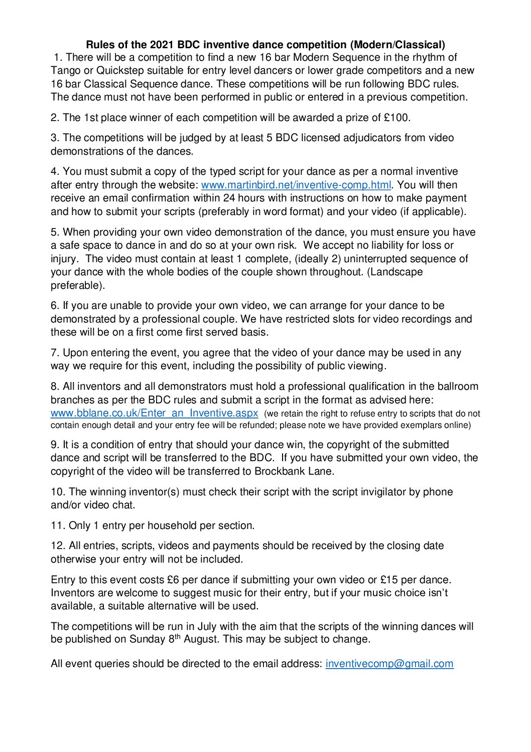 2021 BDC Inventive Dance Competition rules V2