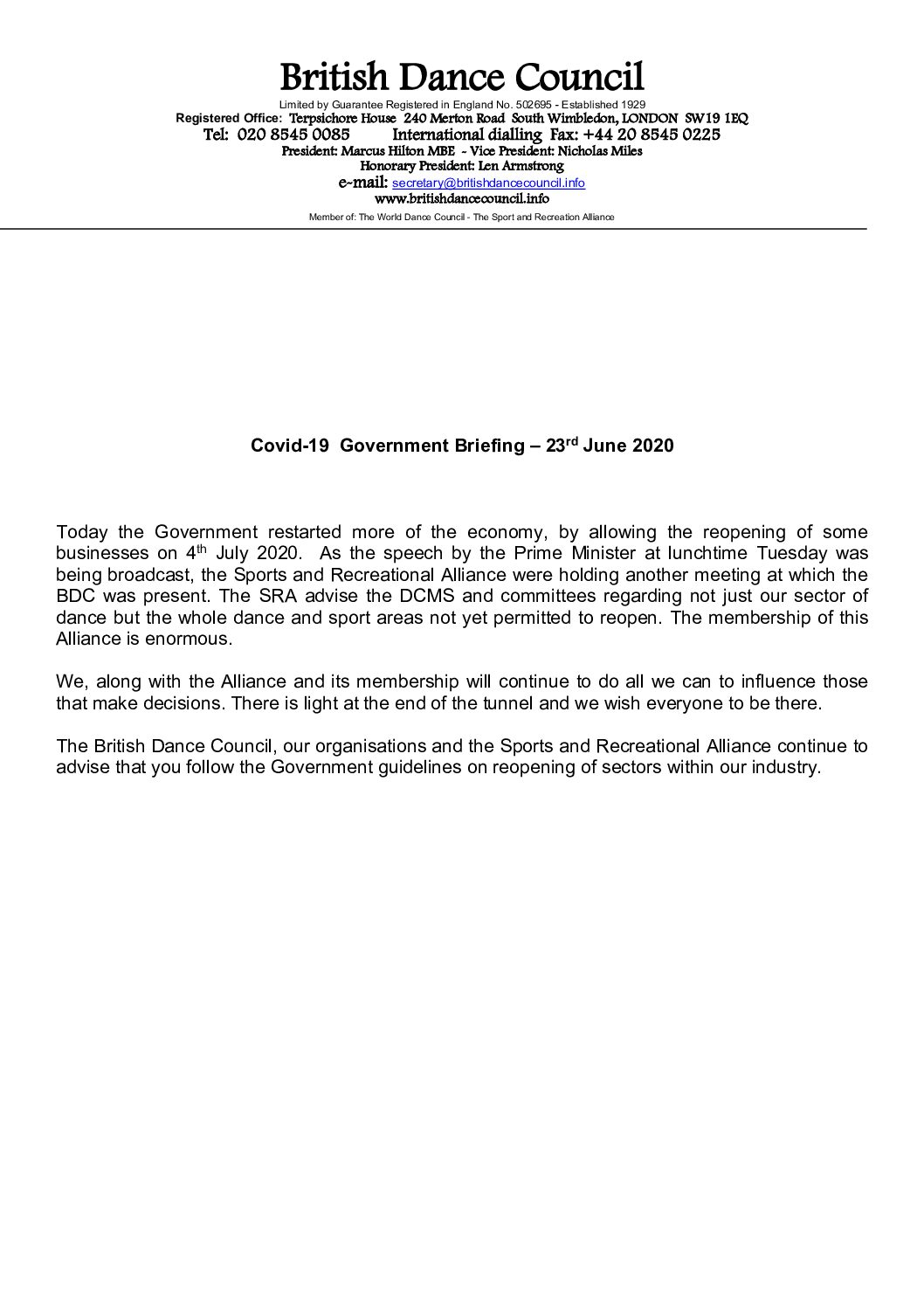 24th June 2020